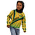 Personalised Jamaica Kid Hoodie Kente Pattern Basic - Yellow - Wonder Print Shop