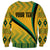 Personalised Jamaica Sweatshirt Kente Pattern Basic - Yellow - Wonder Print Shop