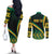 personalised-jamaica-couples-matching-off-the-shoulder-long-sleeve-dress-and-long-sleeve-button-shirts-kente-pattern-basic-black