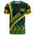Personalised Jamaica T Shirt Kente Pattern Basic - Black - Wonder Print Shop