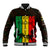 Personalised Jamaica Baseball Jacket Reggae Festival Legend Bob Abstract Portrait LT7 - Wonder Print Shop