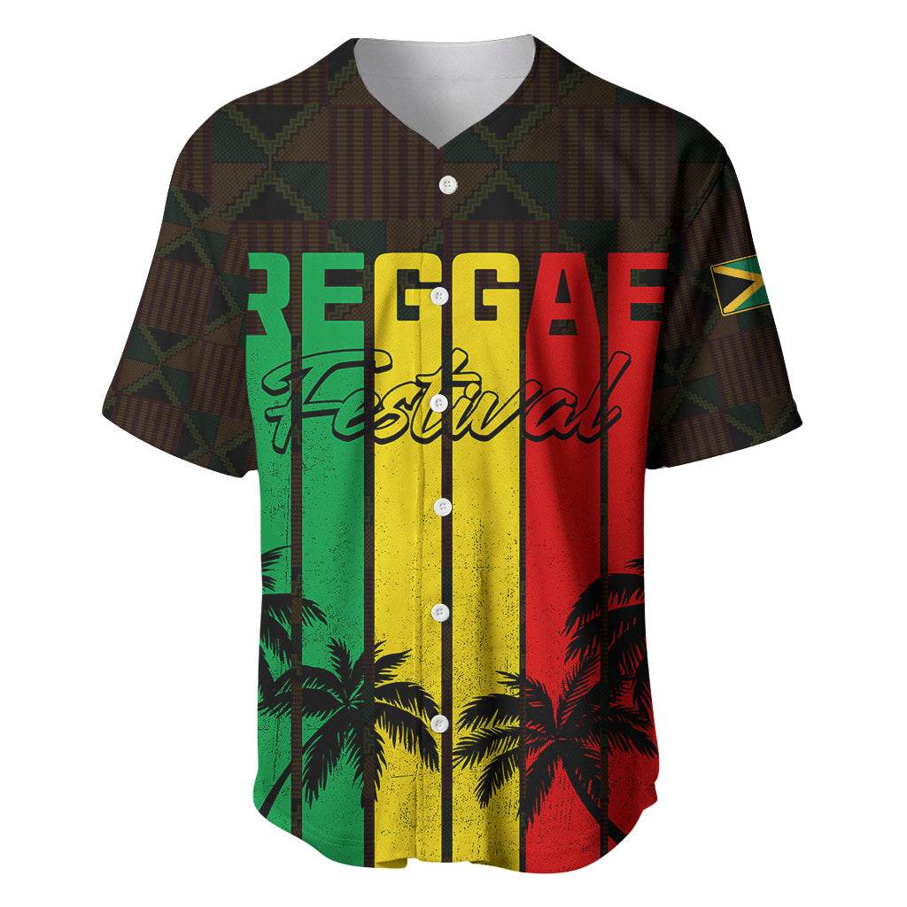 Personalised Jamaica Baseball Jersey Reggae Festival Legend Bob Abstract Portrait LT7 - Wonder Print Shop