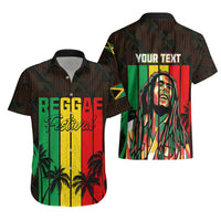Personalised Jamaica Hawaiian Shirt Reggae Festival Legend Bob Abstract Portrait - Wonder Print Shop
