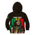 Personalised Jamaica Kid Hoodie Reggae Festival Legend Bob Abstract Portrait - Wonder Print Shop