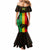 Personalised Jamaica Mermaid Dress Reggae Festival Legend Bob Abstract Portrait - Wonder Print Shop