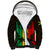 Personalised Jamaica Sherpa Hoodie Reggae Festival Legend Bob Abstract Portrait - Wonder Print Shop