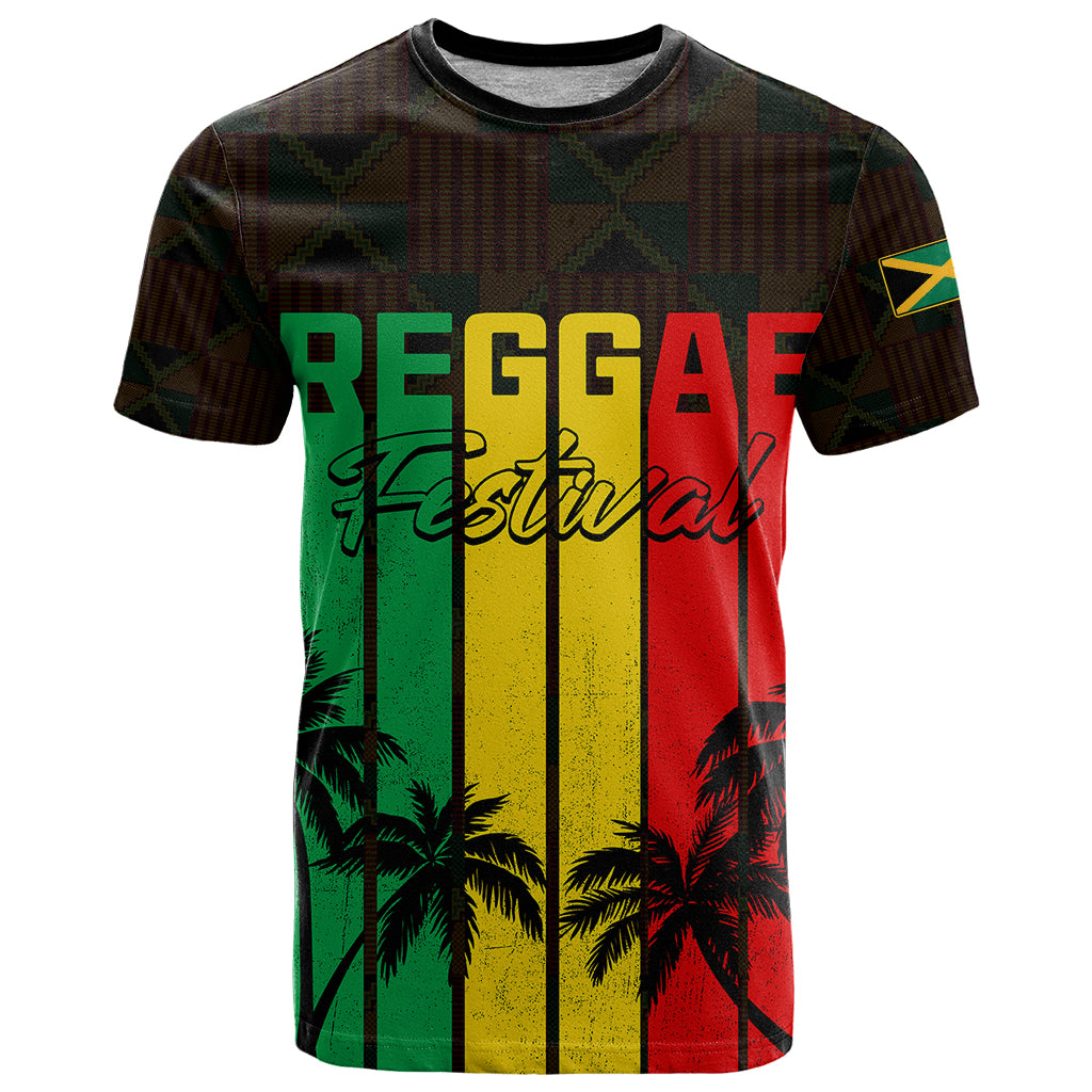 Personalised Jamaica T Shirt Reggae Festival Legend Bob Abstract Portrait - Wonder Print Shop