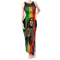 Personalised Jamaica Tank Maxi Dress Reggae Festival Legend Bob Abstract Portrait - Wonder Print Shop