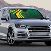 Jamaica Tropical Palm Personalized Auto Sun Shade - Wonder Print Shop