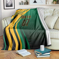 Jamaica Tropical Palm Personalized Blanket - Wonder Print Shop