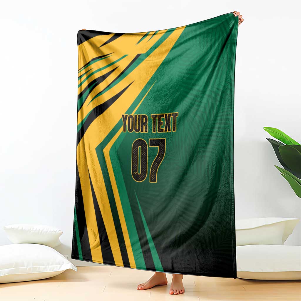 Jamaica Tropical Palm Personalized Blanket - Wonder Print Shop