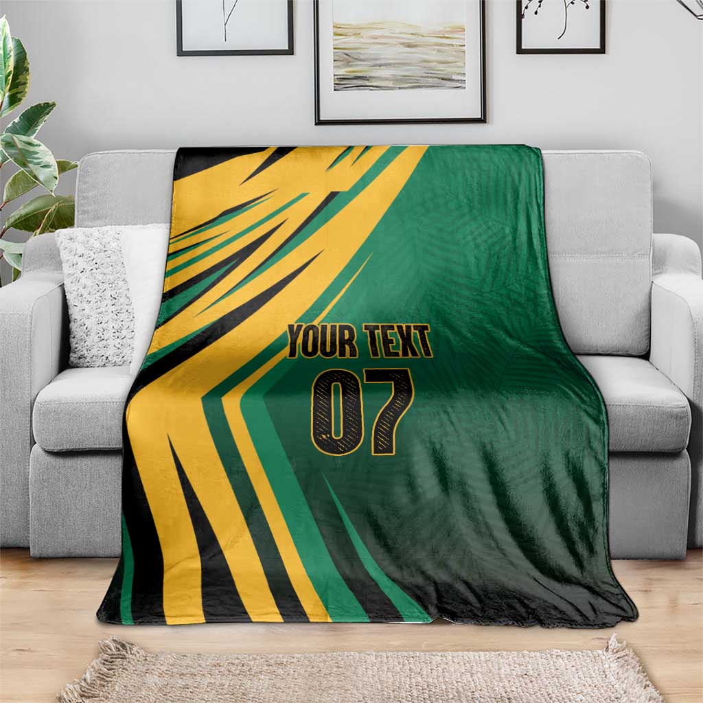 Jamaica Tropical Palm Personalized Blanket - Wonder Print Shop