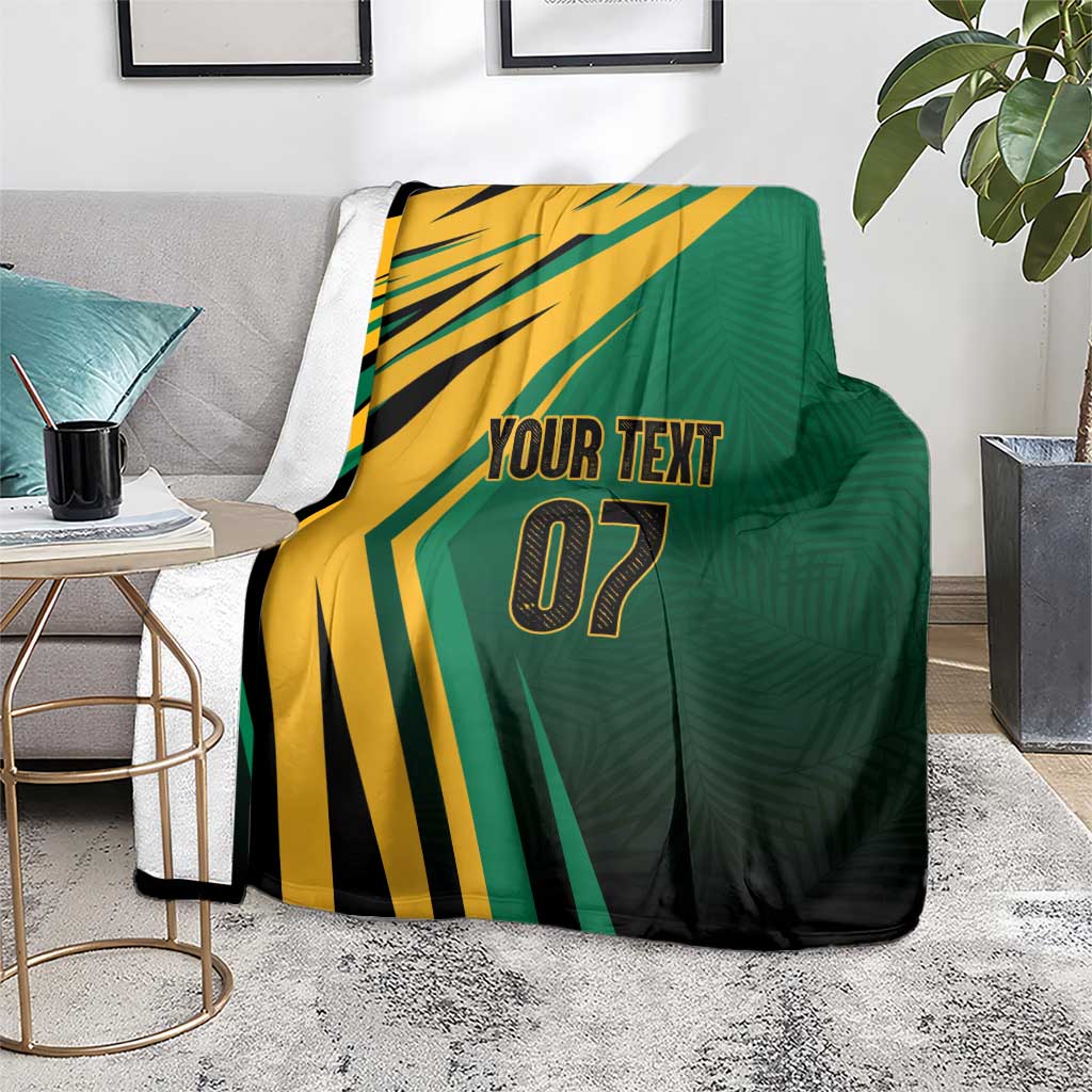 Jamaica Tropical Palm Personalized Blanket - Wonder Print Shop