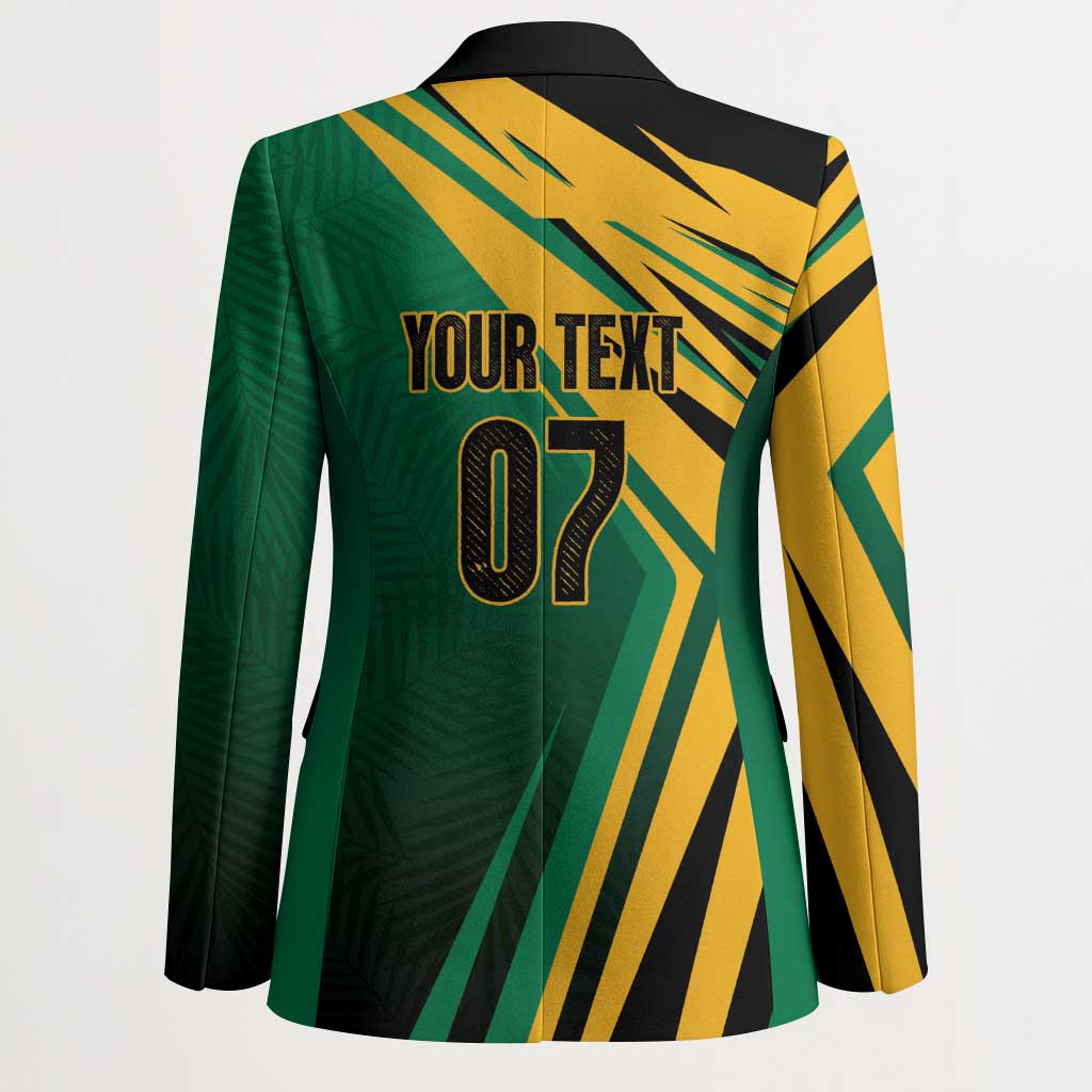 Jamaica Tropical Palm Personalized Blazer - Wonder Print Shop