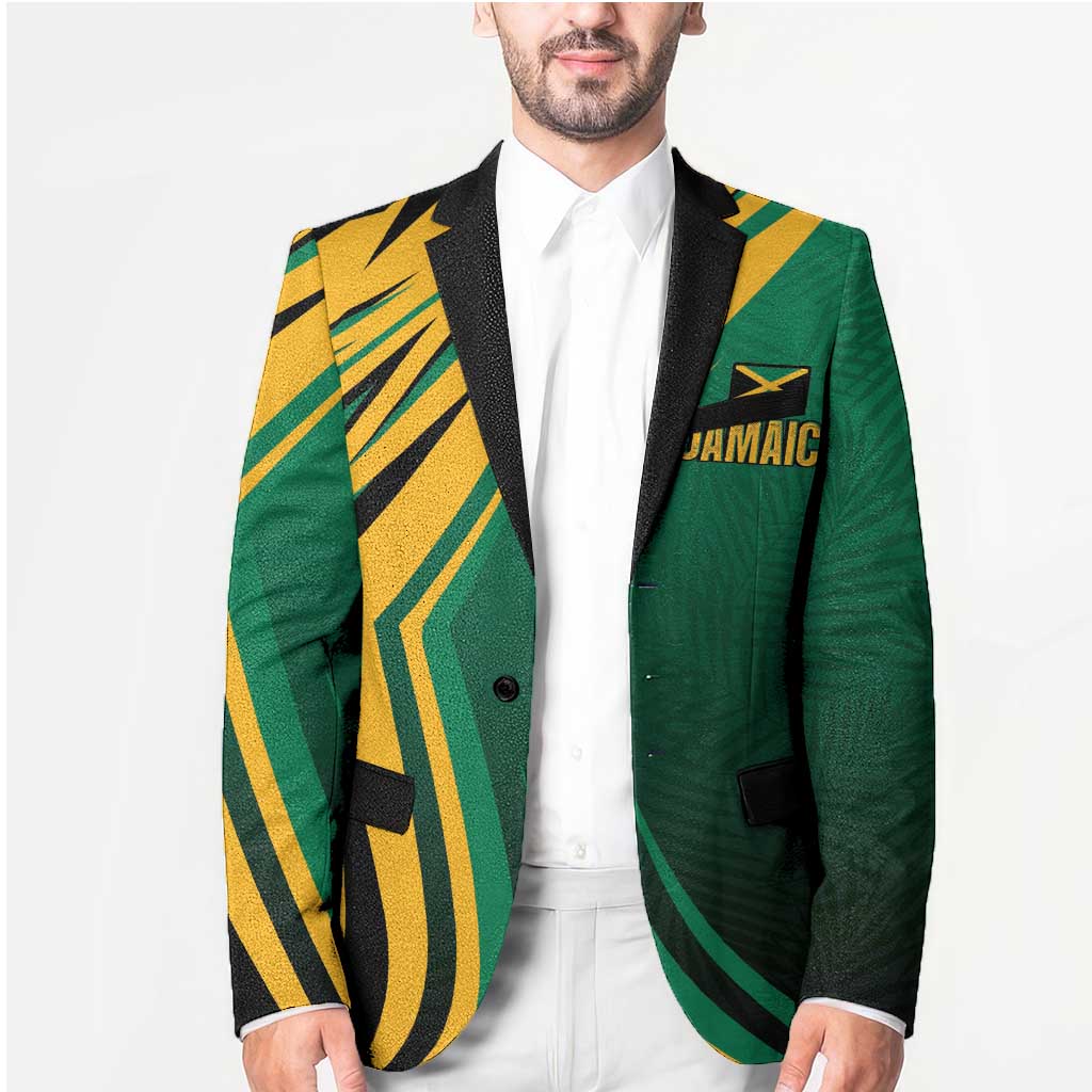 Jamaica Tropical Palm Personalized Blazer - Wonder Print Shop