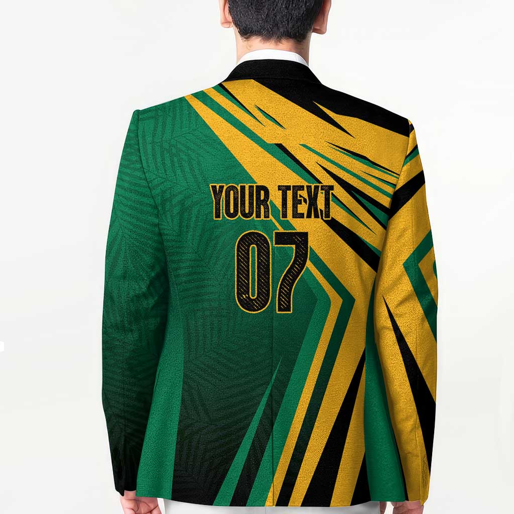 Jamaica Tropical Palm Personalized Blazer - Wonder Print Shop