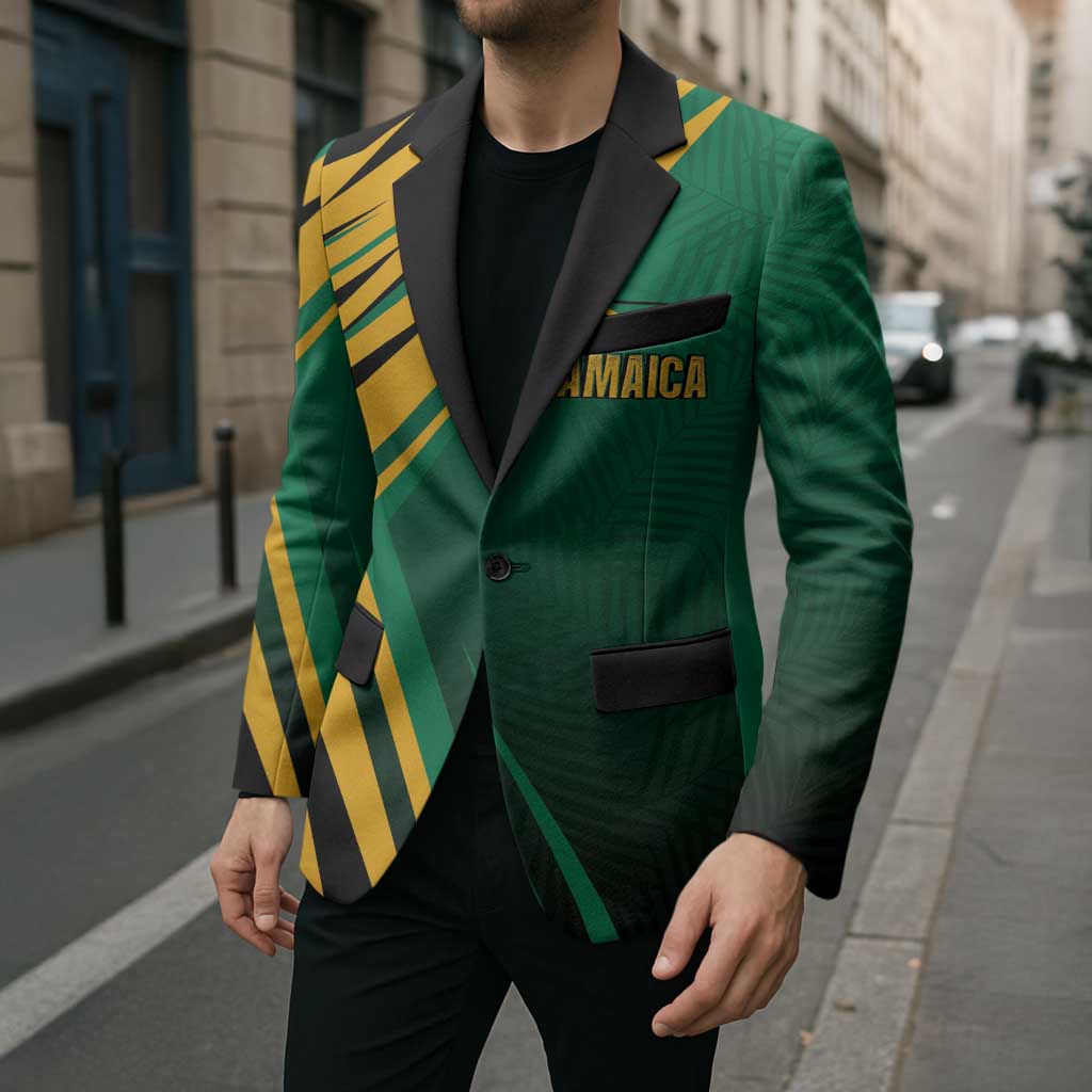 Jamaica Tropical Palm Personalized Blazer - Wonder Print Shop