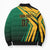 Jamaica Tropical Palm Personalized Bomber Puffer Jacket - Wonder Print Shop