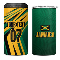 Jamaica Tropical Palm Personalized 4 in 1 Can Cooler Tumbler - Wonder Print Shop