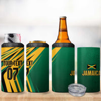 Jamaica Tropical Palm Personalized 4 in 1 Can Cooler Tumbler - Wonder Print Shop