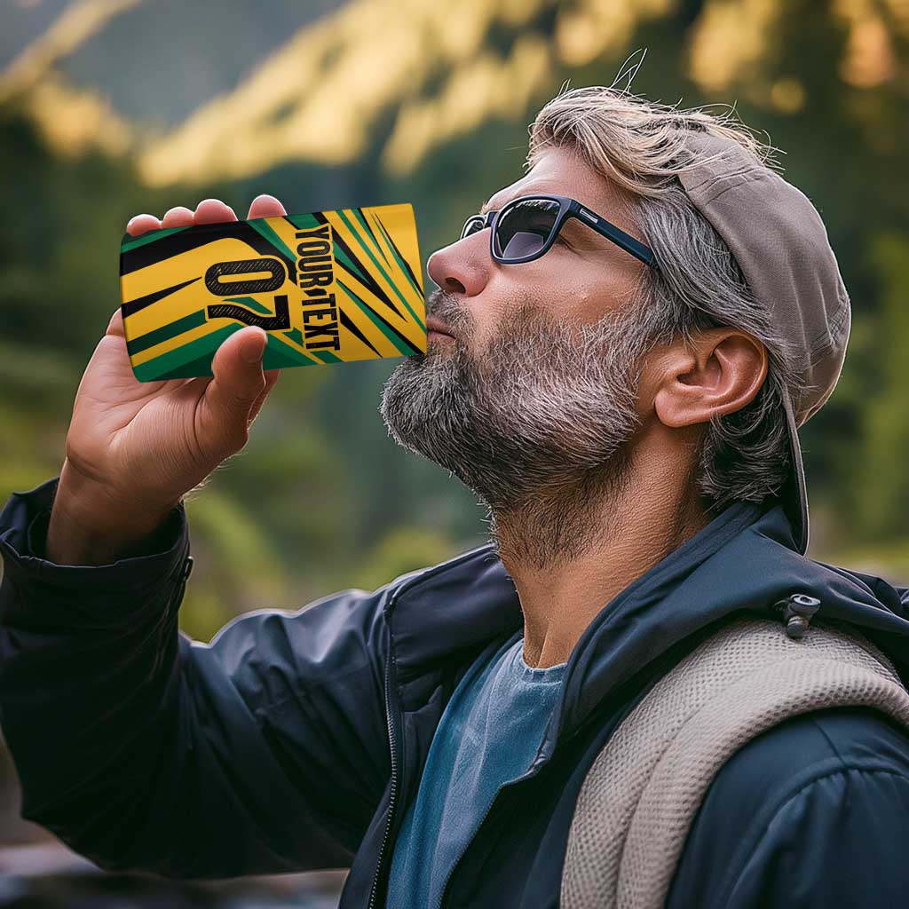 Jamaica Tropical Palm Personalized 4 in 1 Can Cooler Tumbler - Wonder Print Shop