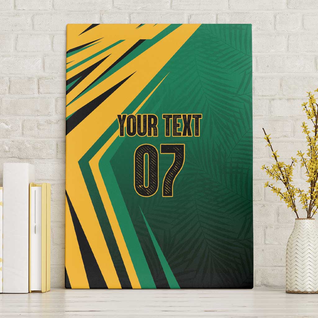 Jamaica Tropical Palm Personalized Canvas Wall Art - Wonder Print Shop