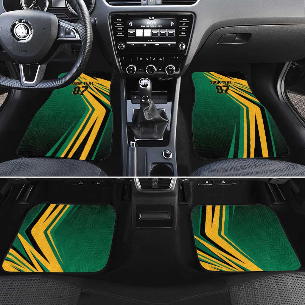 Jamaica Tropical Palm Personalized Car Mats - Wonder Print Shop