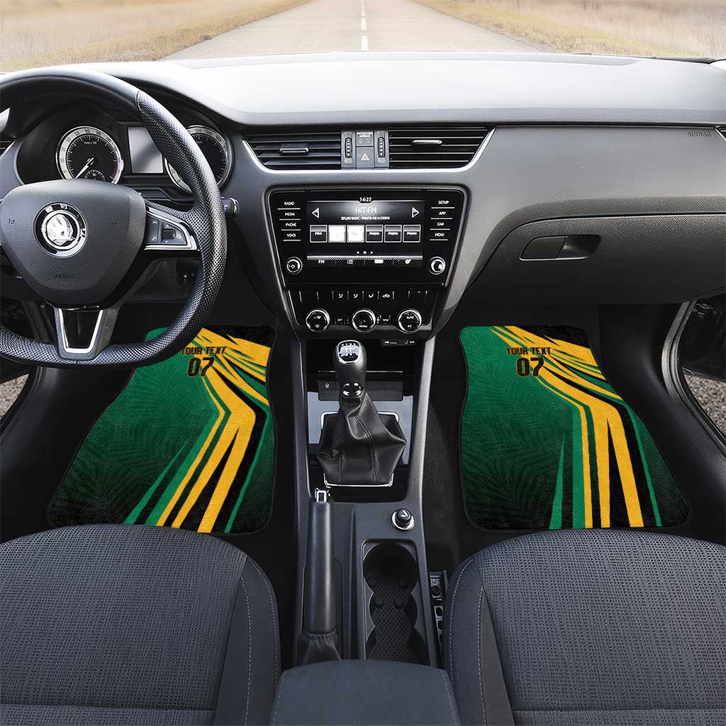 Jamaica Tropical Palm Personalized Car Mats - Wonder Print Shop