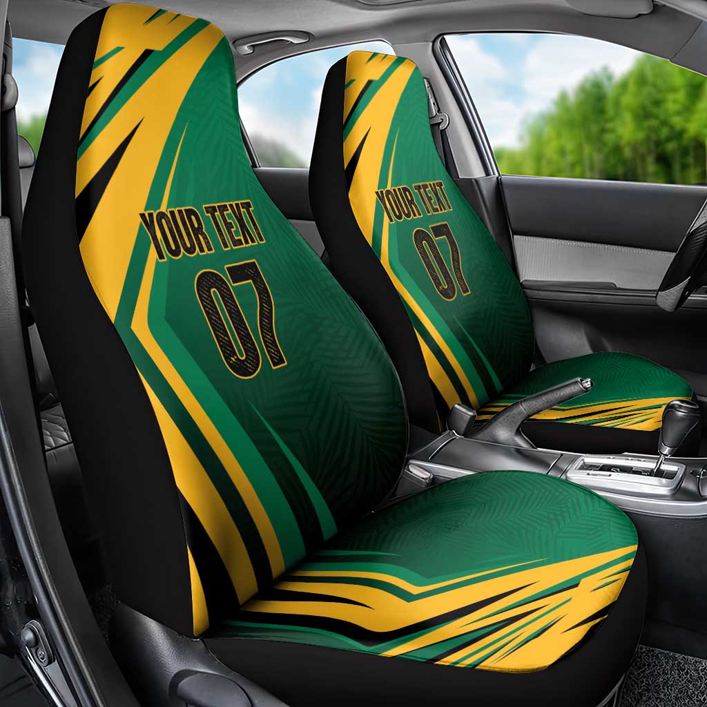 Jamaica Tropical Palm Personalized Car Seat Cover - Wonder Print Shop