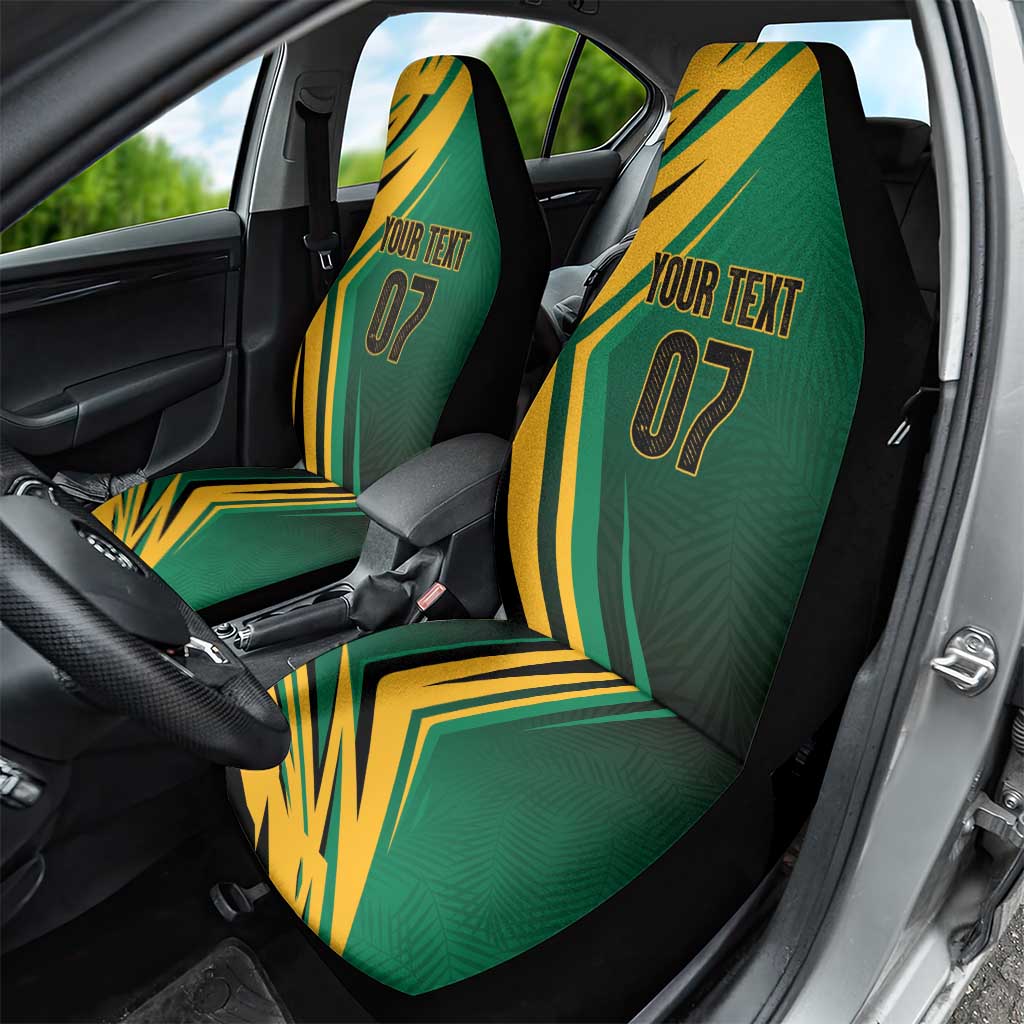 Jamaica Tropical Palm Personalized Car Seat Cover - Wonder Print Shop