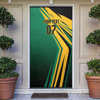 Jamaica Tropical Palm Personalized Door Cover - Wonder Print Shop