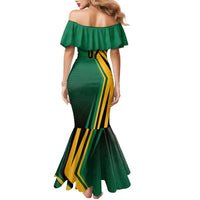 Jamaica Tropical Palm Personalized Family Matching Mermaid Dress and Hawaiian Shirt - Wonder Print Shop