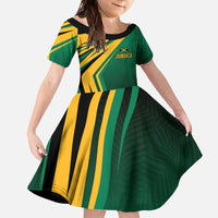 Jamaica Tropical Palm Personalized Family Matching Off The Shoulder Long Sleeve Dress and Hawaiian Shirt - Wonder Print Shop