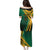 Jamaica Tropical Palm Personalized Family Matching Puletasi and Hawaiian Shirt - Wonder Print Shop