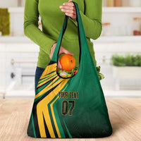 Jamaica Tropical Palm Personalized Grocery Bag - Wonder Print Shop