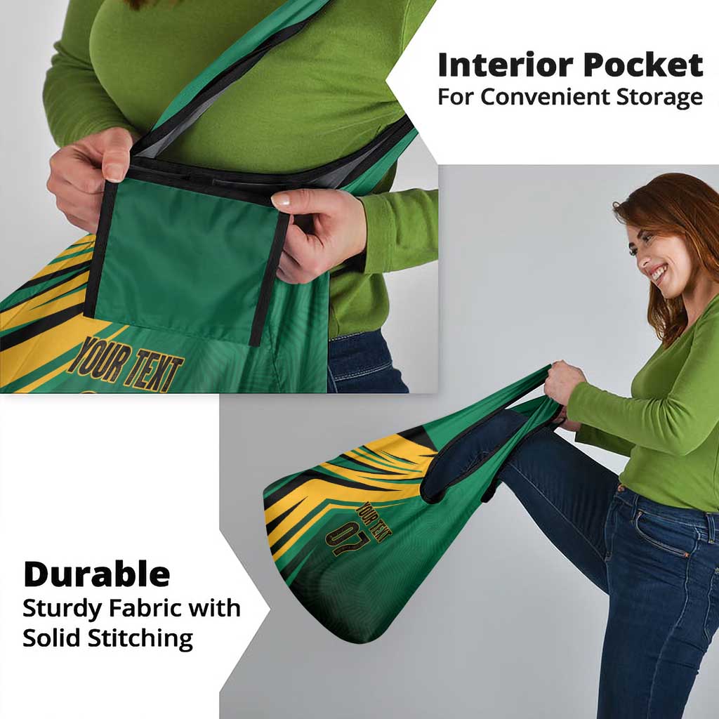 Jamaica Tropical Palm Personalized Grocery Bag - Wonder Print Shop