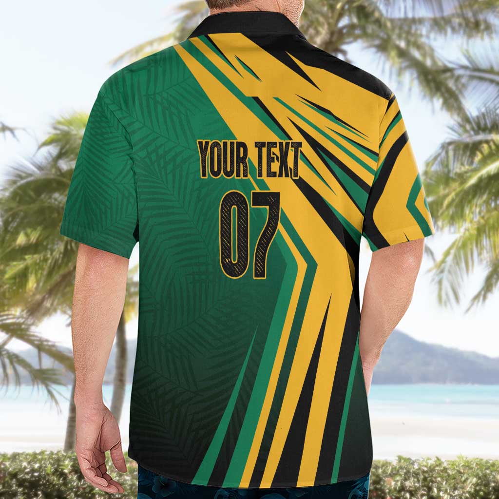 Jamaica Tropical Palm Personalized Hawaiian Shirt - Wonder Print Shop