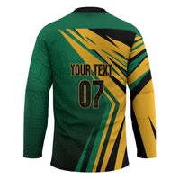 Jamaica Tropical Palm Personalized Hockey Jersey - Wonder Print Shop