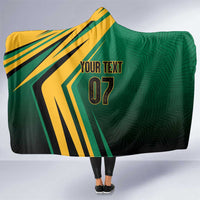 Jamaica Tropical Palm Personalized Hooded Blanket - Wonder Print Shop