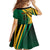 Jamaica Tropical Palm Personalized Kid Short Sleeve Dress - Wonder Print Shop