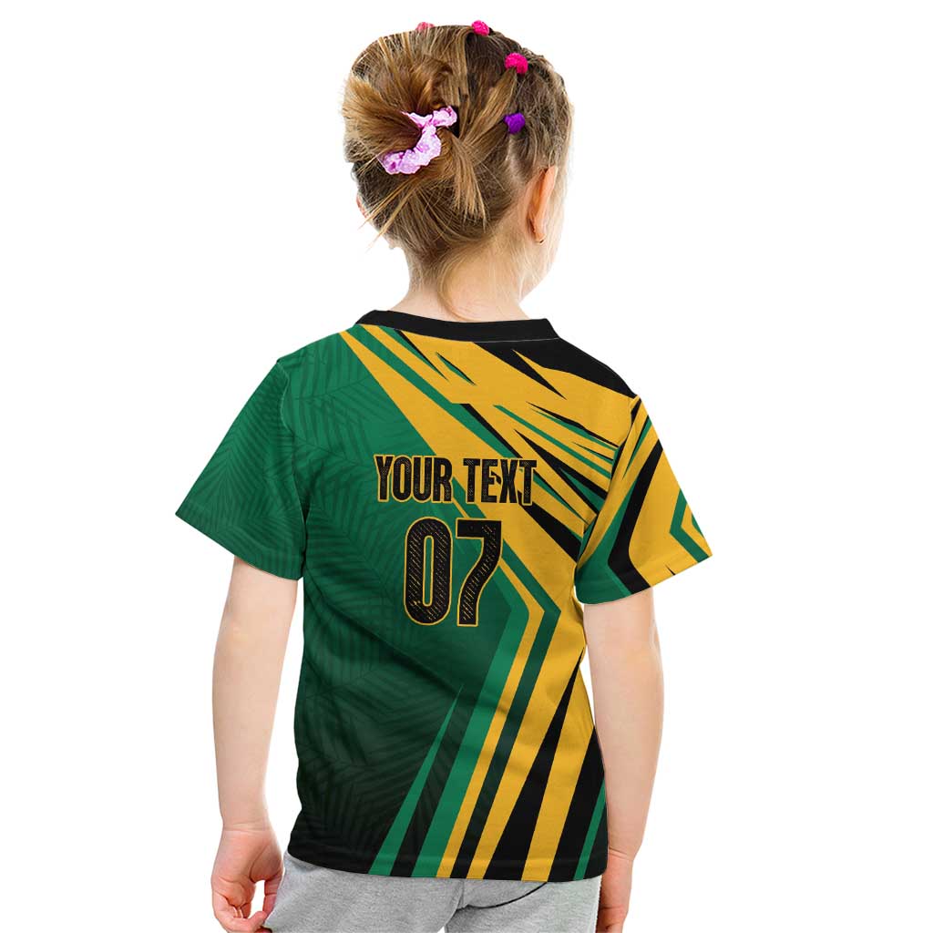 Jamaica Tropical Palm Personalized Kid T Shirt - Wonder Print Shop