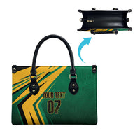 Jamaica Tropical Palm Personalized Leather Bag - Wonder Print Shop