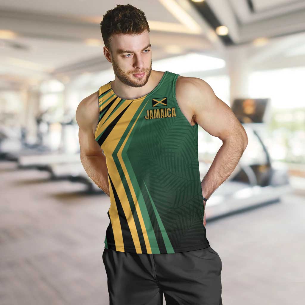 Jamaica Tropical Palm Personalized Men Tank Top - Wonder Print Shop