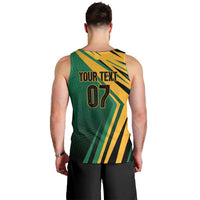 Jamaica Tropical Palm Personalized Men Tank Top - Wonder Print Shop