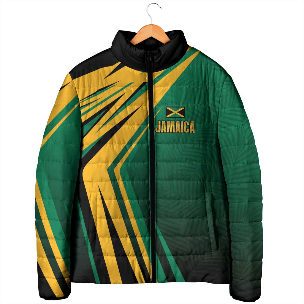 Jamaica Tropical Palm Personalized Padded Jacket - Wonder Print Shop