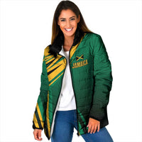 Jamaica Tropical Palm Personalized Padded Jacket - Wonder Print Shop