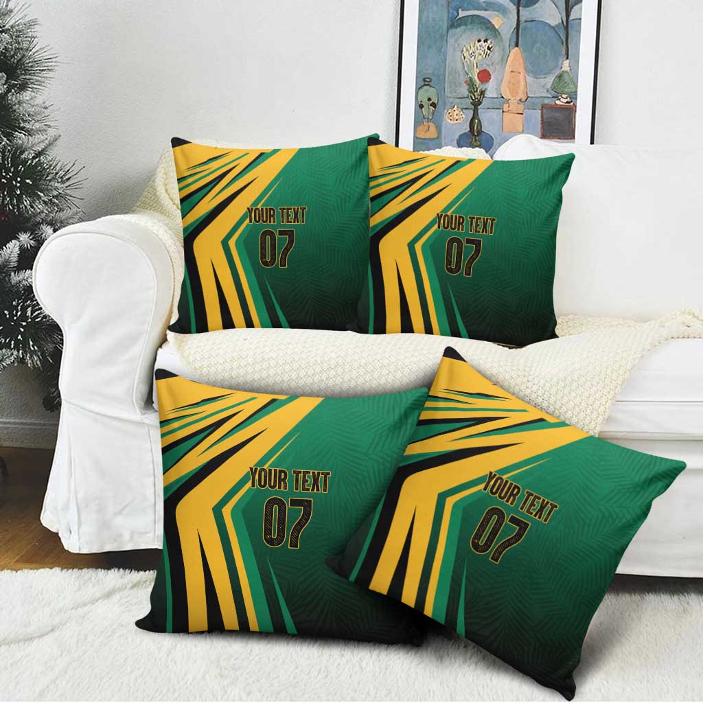 Jamaica Tropical Palm Personalized Pillow Cover - Wonder Print Shop
