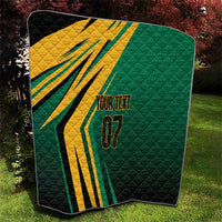 Jamaica Tropical Palm Personalized Quilt - Wonder Print Shop