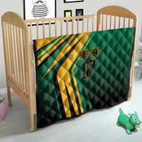 Jamaica Tropical Palm Personalized Quilt - Wonder Print Shop