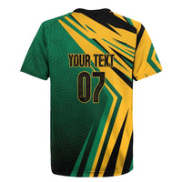 Jamaica Tropical Palm Personalized Rugby Jersey - Wonder Print Shop